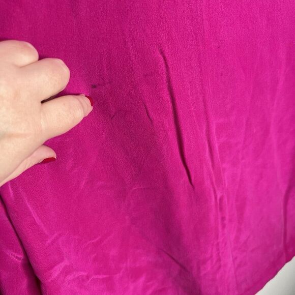 Adam Douglass Vintage Silk‎ Blazer Womens XL Embroidered Beaded Pink Boho 90s - Picture 8 of 16